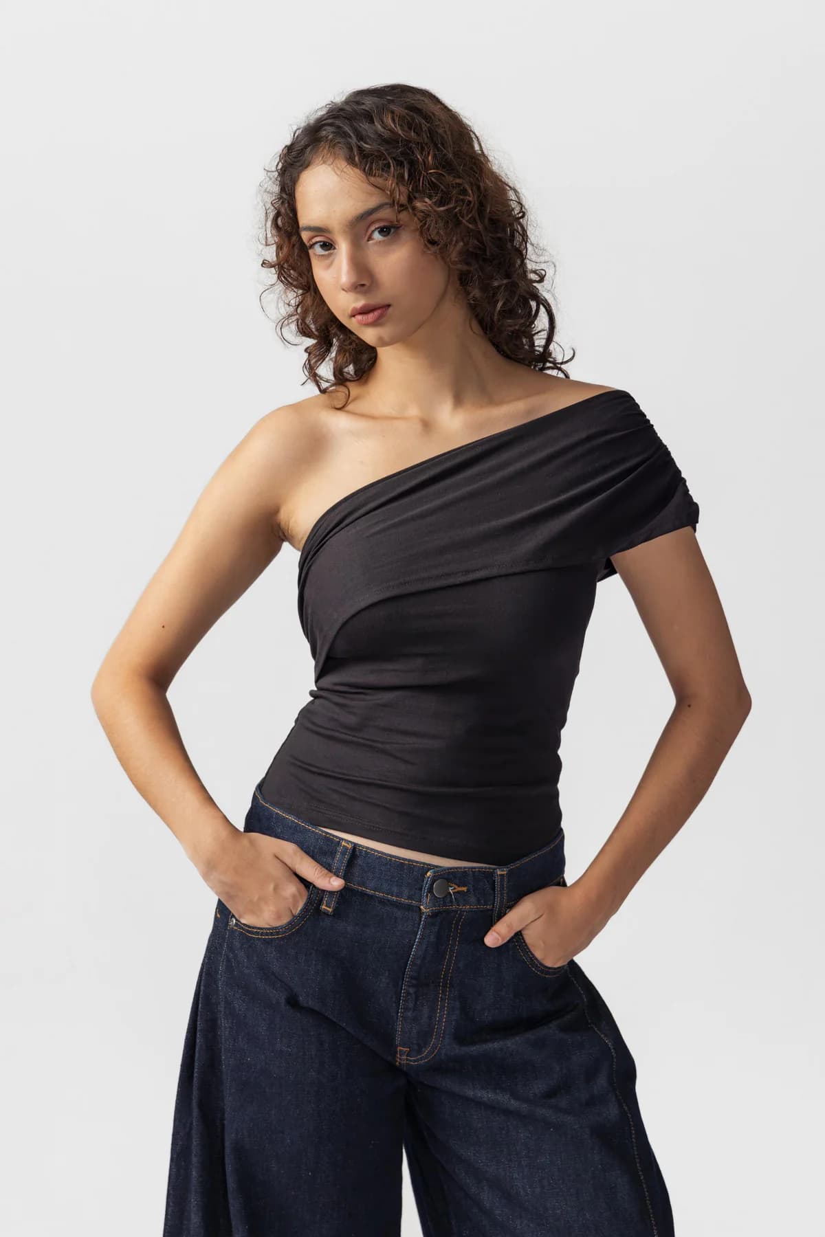 Women's Black Casual Solid Sleeveless Top