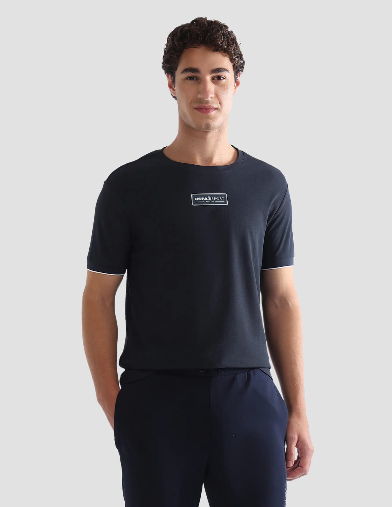 Men's Green Sports Slim Fit Half Sleeves Tshirt