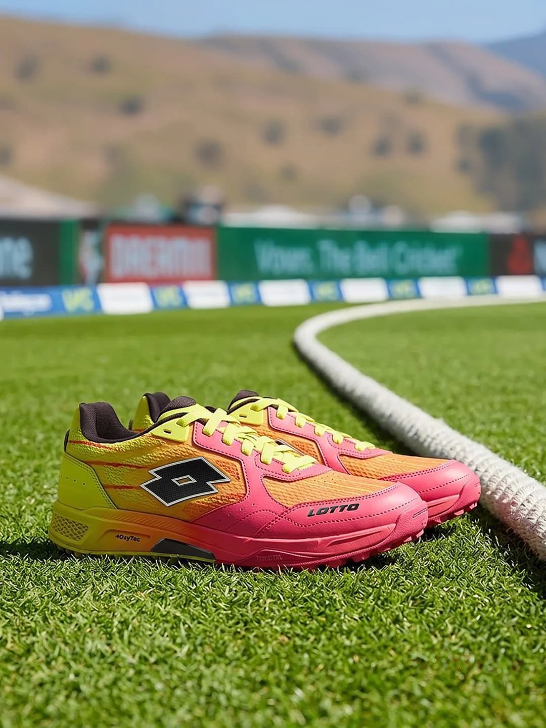 Men's Multicolor Sports Mesh Cleats Cricket Shoes