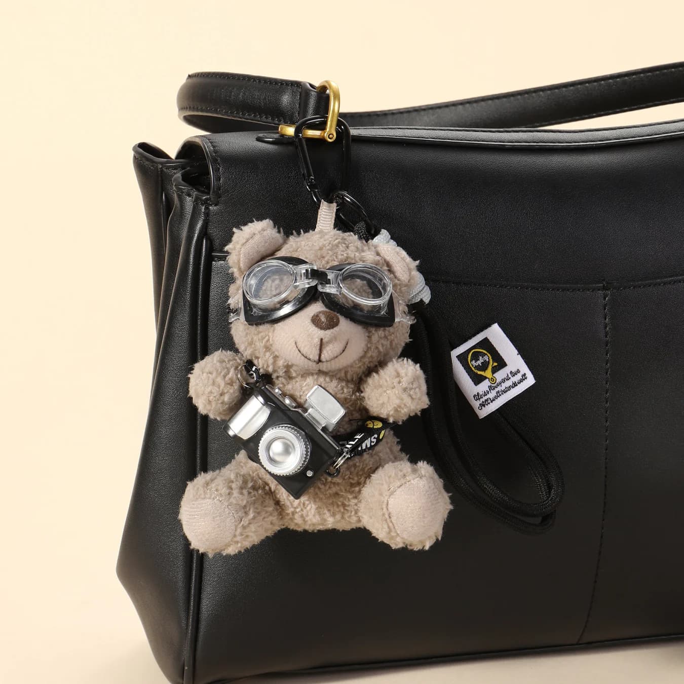 Women's Travel Photographer Teddy Bag Charm