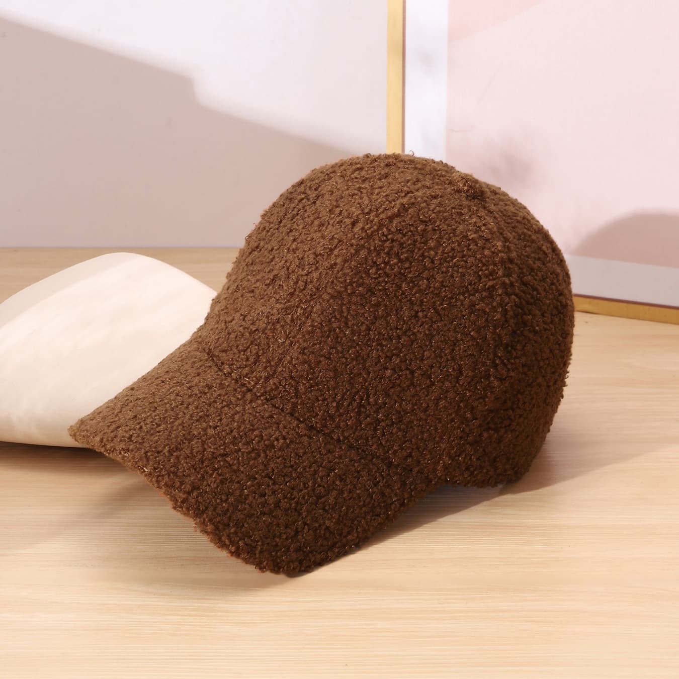 Women's Red Fleece & Flare Cap