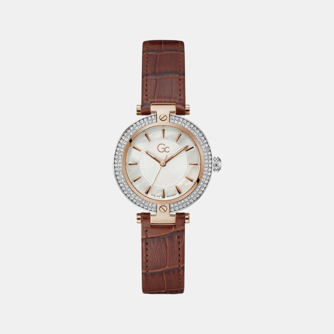 Vogue Women's Quartz White Dial Analog Leather Watch Z22004L1MF
