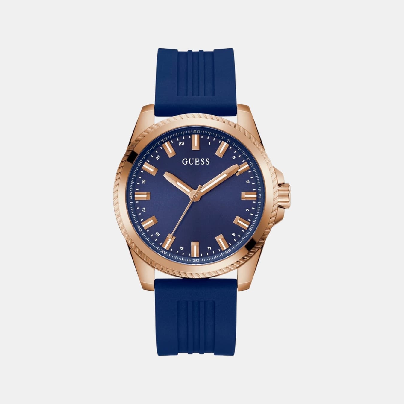 Champ Men's Quartz Blue Dial Analog Silicone Watch GW0639G3