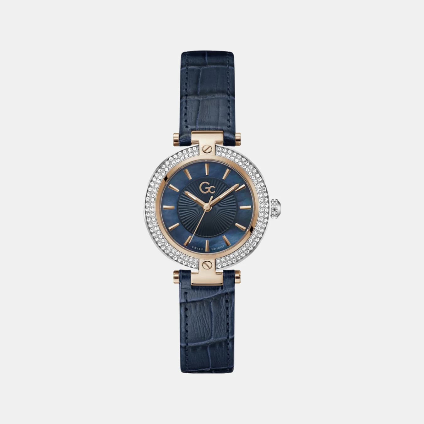 Vogue Ladies Women's Quartz Blue Dial Analog Leather Watch Z22003L7MF