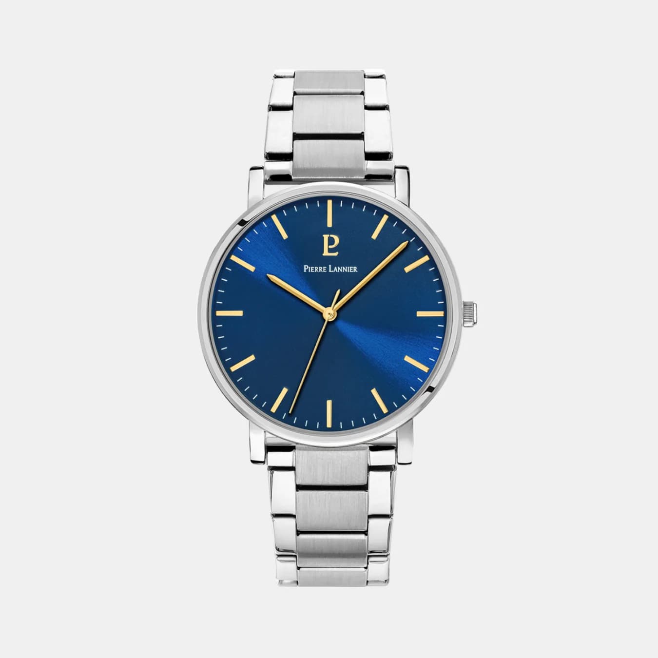 Essential Men's Quartz Blue Dial Analog Stainless Steel Watch 251G161