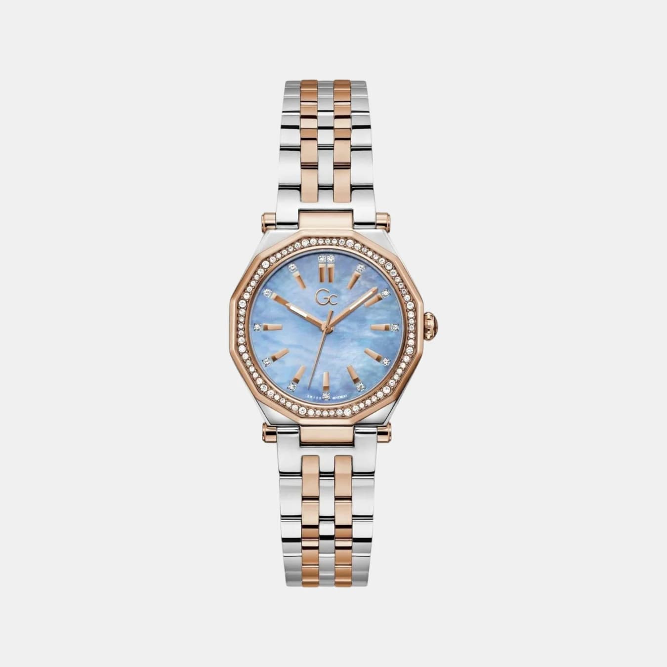 Gleam Women's Quartz Blue Dial Analog Stainless Steel Watch Z55002L7