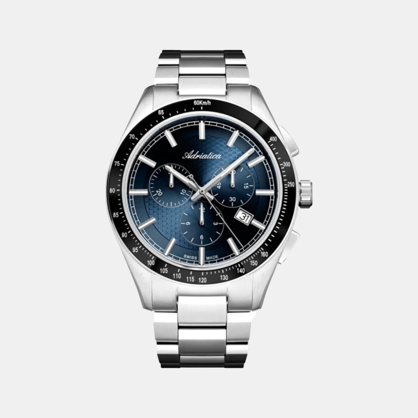 Men's Quartz Blue Dial Chronograph Stainless Steel Watch A8245.5115CH