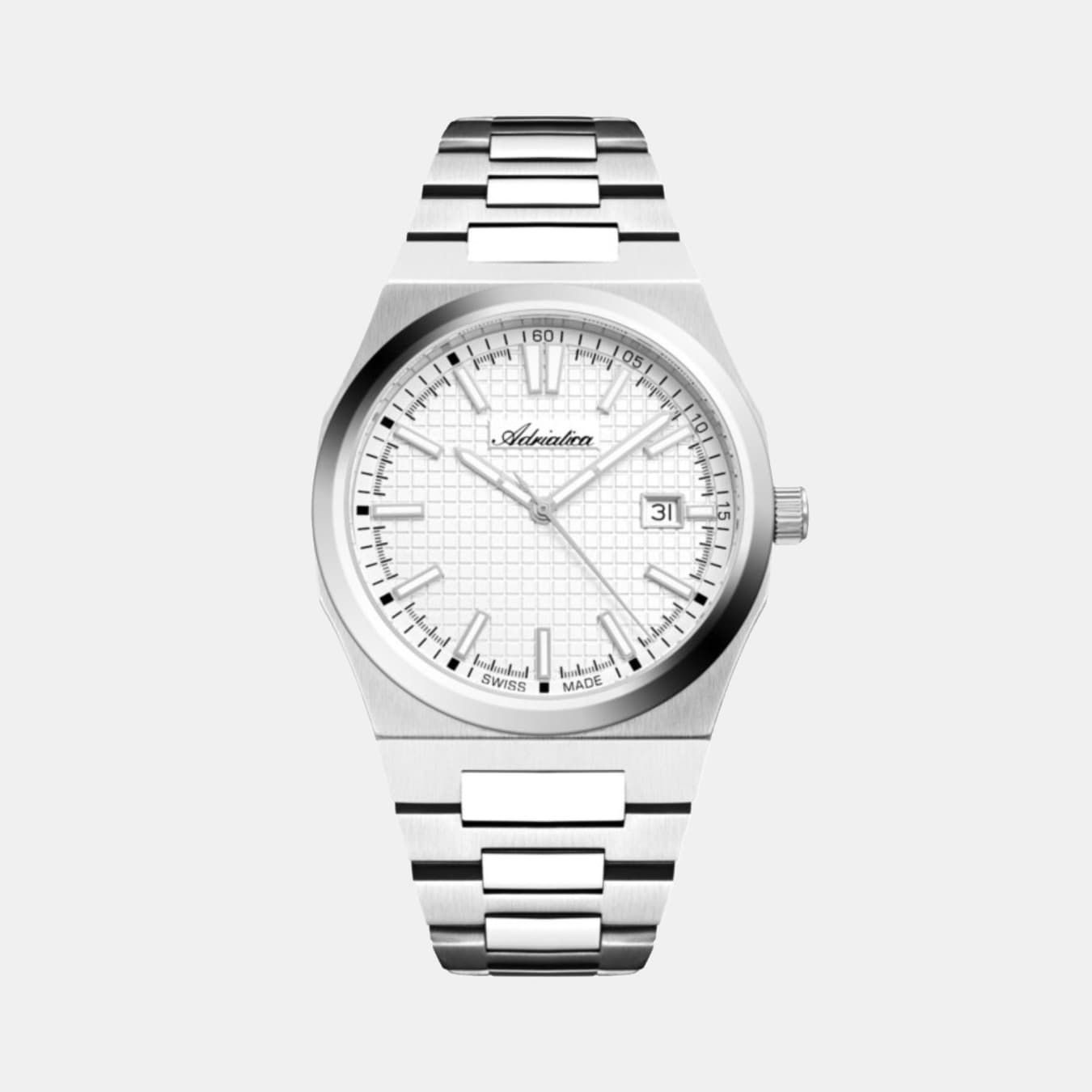 Men's Quartz Silver Dial Analog Stainless Steel Watch A8326.5113Q