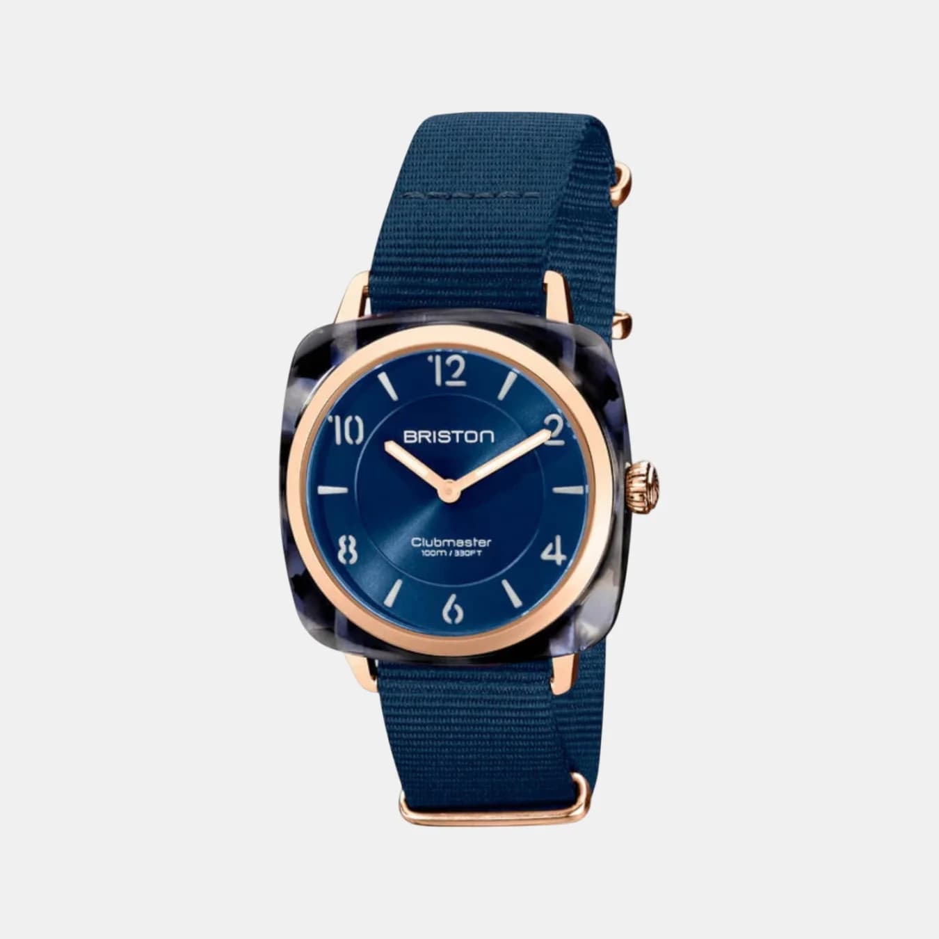 Clubmaster Chic Women's Quartz Midnight Blue Dial Analog NATO Watch 21536.PRA.UB.33.NMB