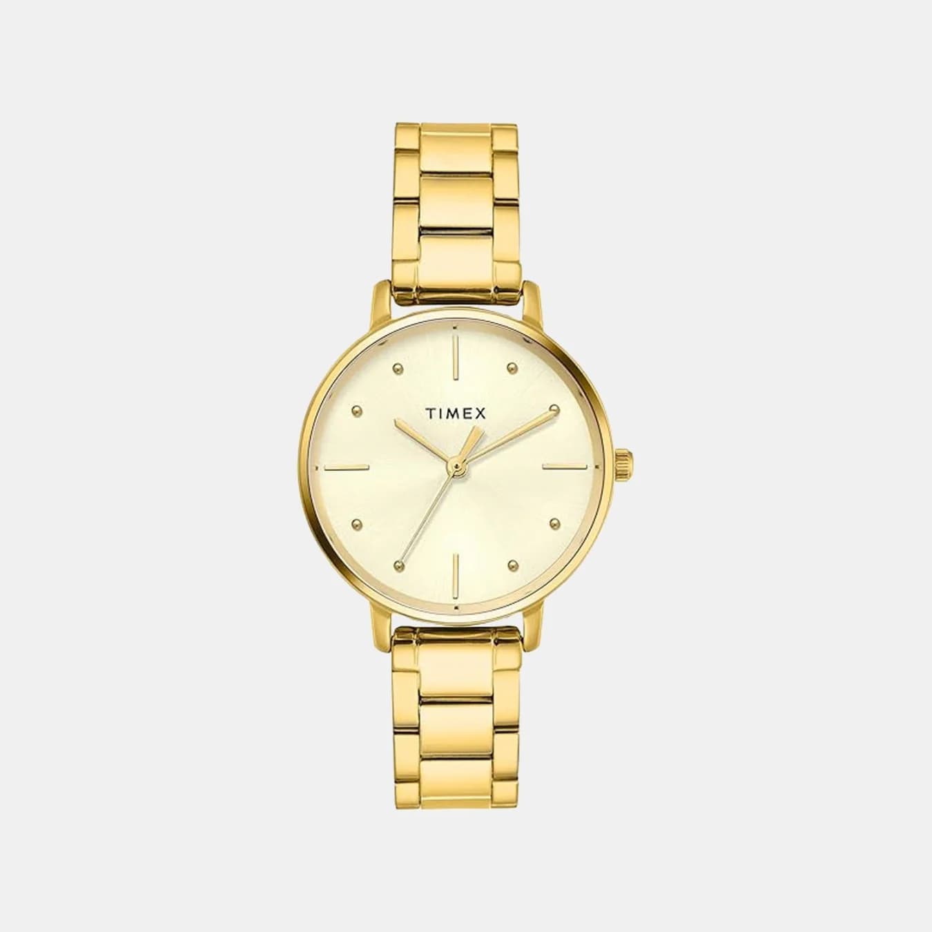 Trendline Women's Quartz Champagne Dial Analog Stainless Steel Watch TWEL15829