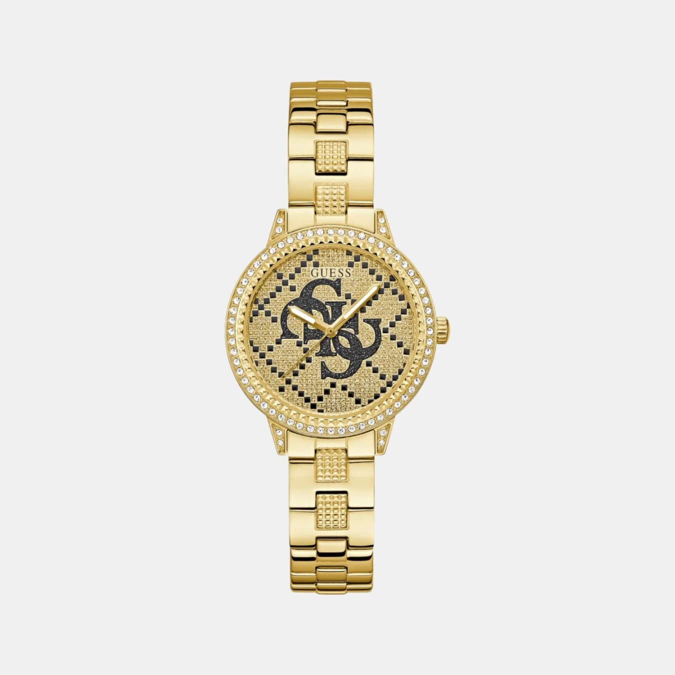 Trend Women's Quartz Champagne Dial Analog Stainless Steel Watch GW0944L2