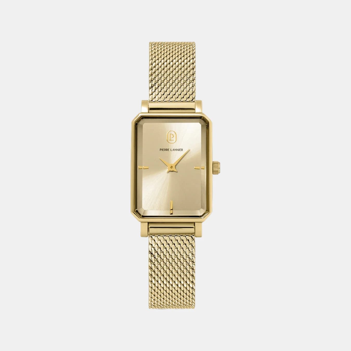Ariane Women's Quartz Gold Dial Analog Mesh Watch 006L542