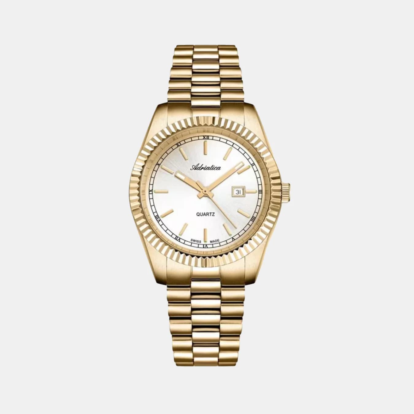 Women's Quartz Silver Dial Analog Stainless Steel Watch A3090.1113QXL