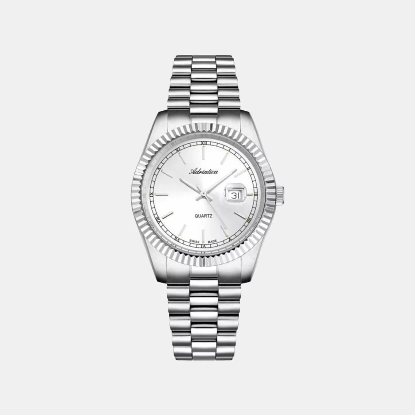 Women's Quartz Silver Dial Analog Stainless Steel Watch A3090.5113QXL