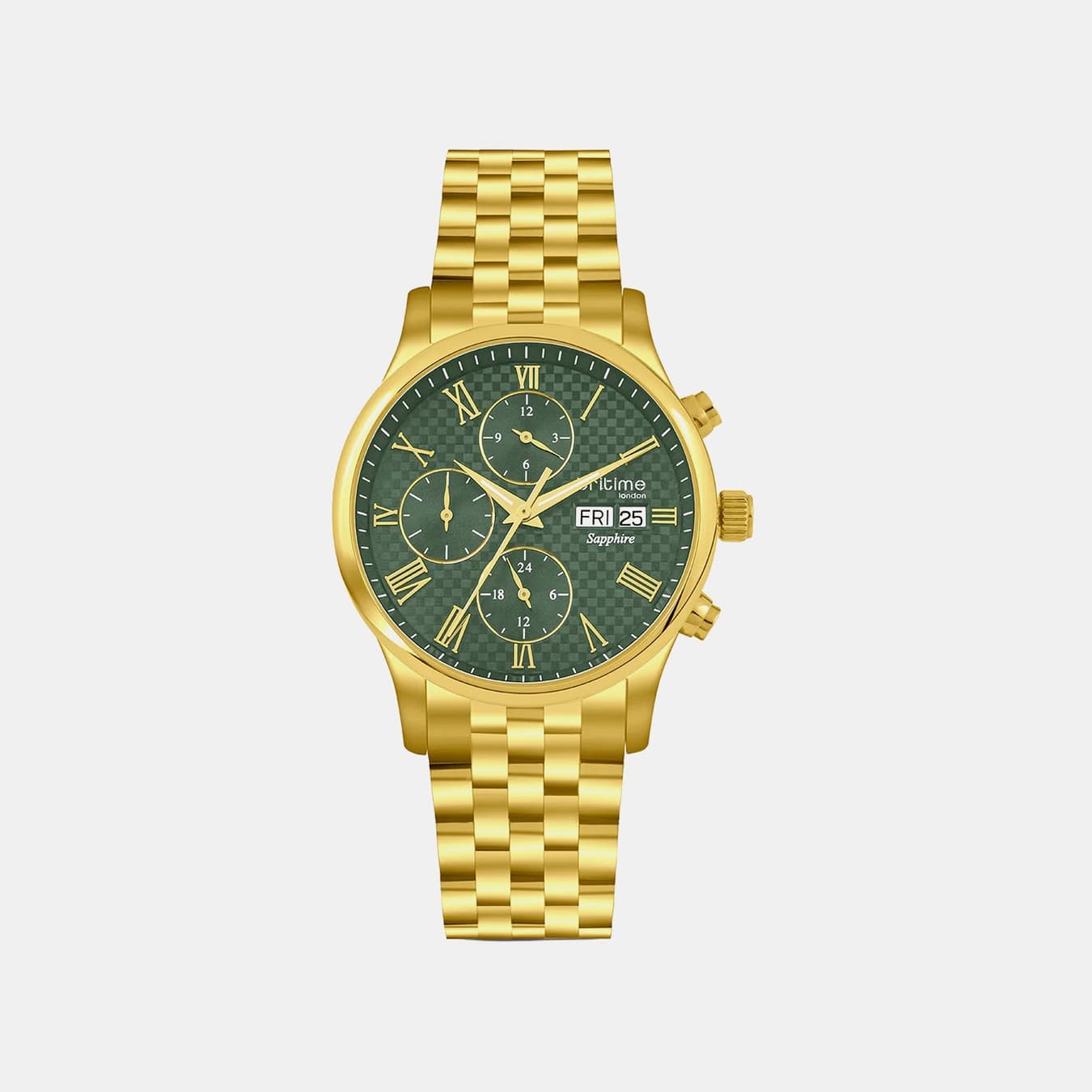 Imperion Men's Automatic Green Dial Analog Metal Watch 247-M21402