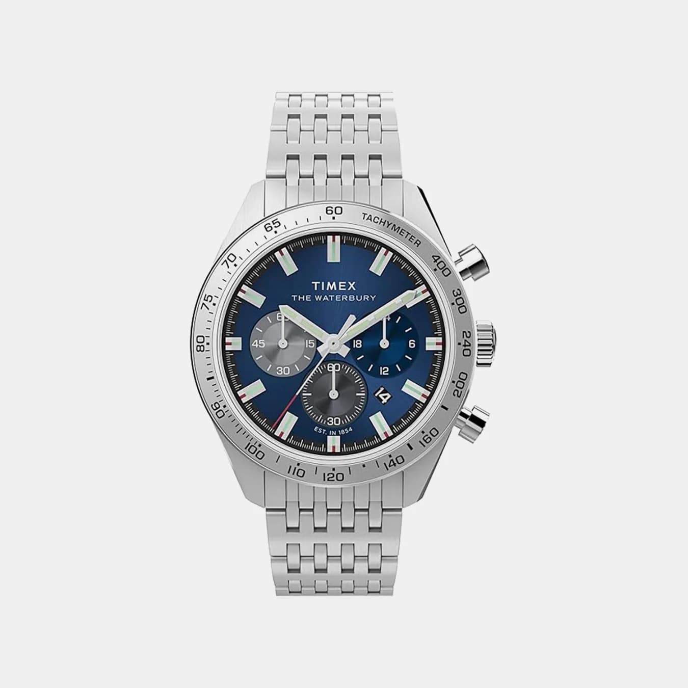 Men's Quartz Blue Dial Analog Stainless Steel Watch TW2Y18500IK