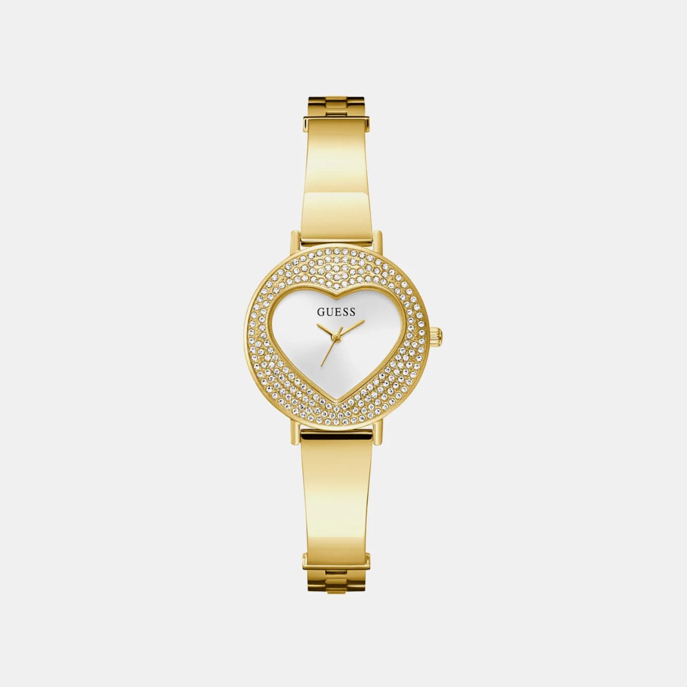 Women's Quartz White Dial Analog Stainless Steel Watch GW0991L2