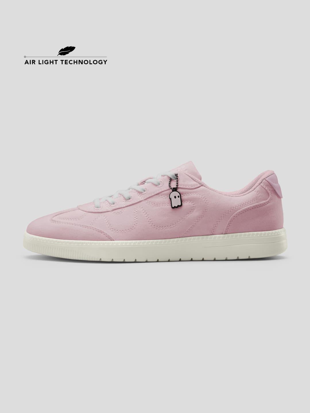 Women's Pink Casual Low-Top Canvas Sneakers