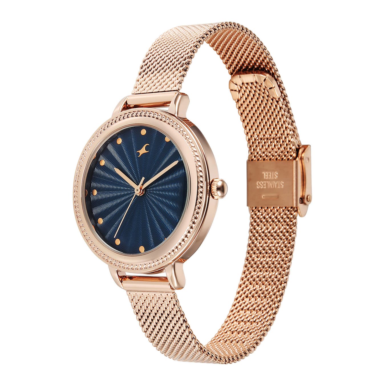 Women's Blue Casual Analog Watch - 68048WM03