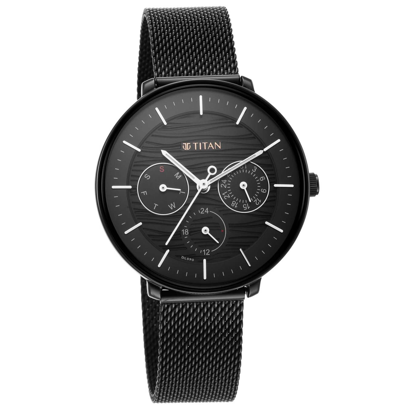 Women's Black Casual Chronograph Watch - NU2651NM02