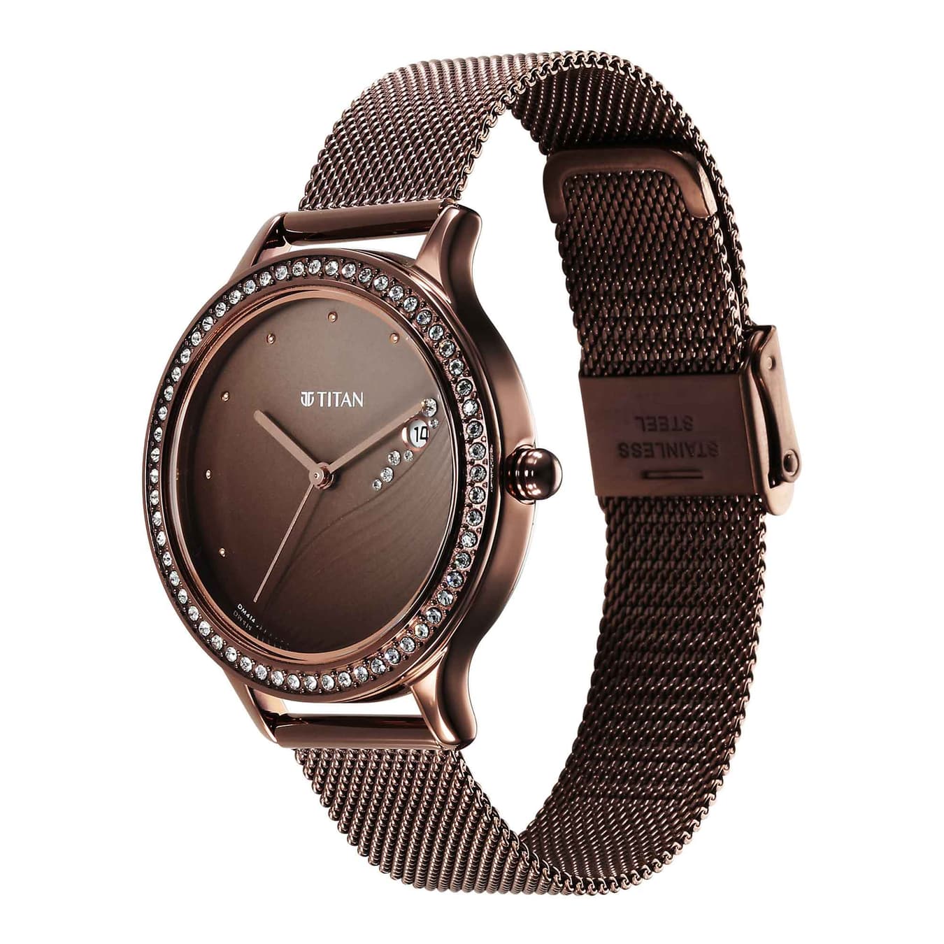 Women's Brown Casual Analog Watch - NU2634QM01