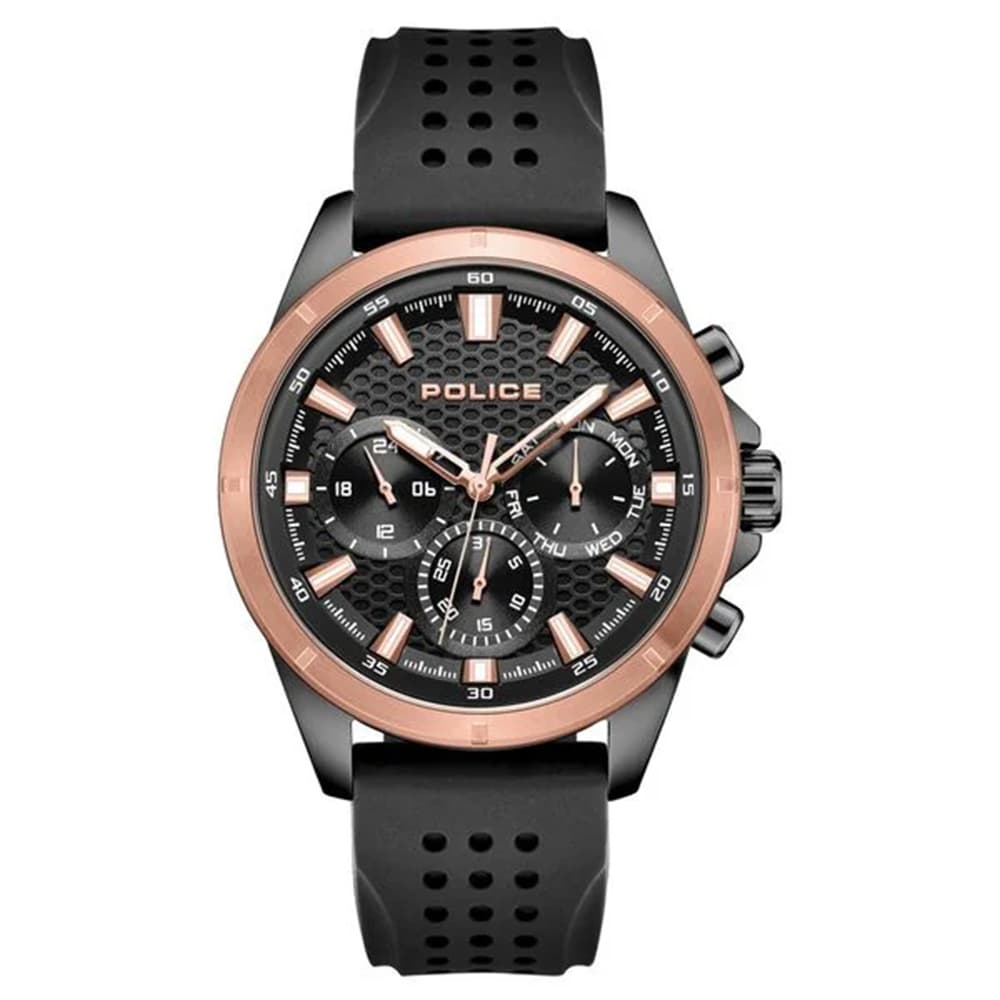 Men's Black Casual Chronograph Watch - PLPEWJQ2204110