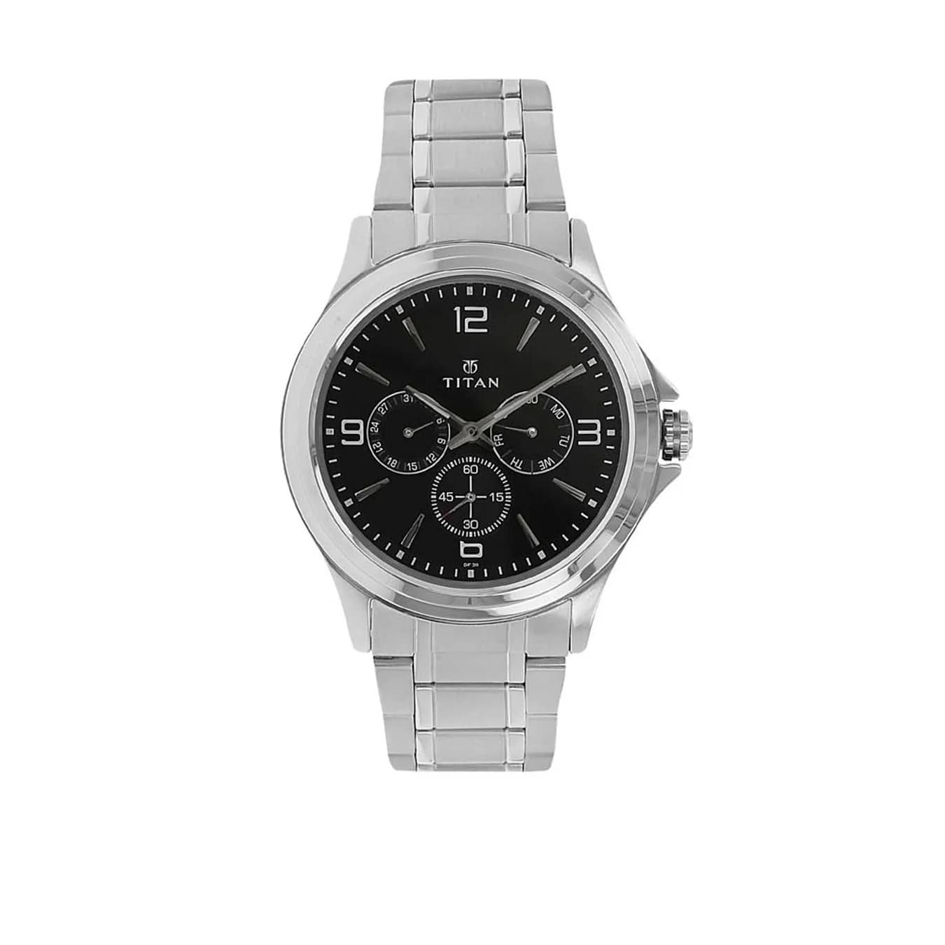 Men's Black Casual Chronograph Watch - NU1698SM01