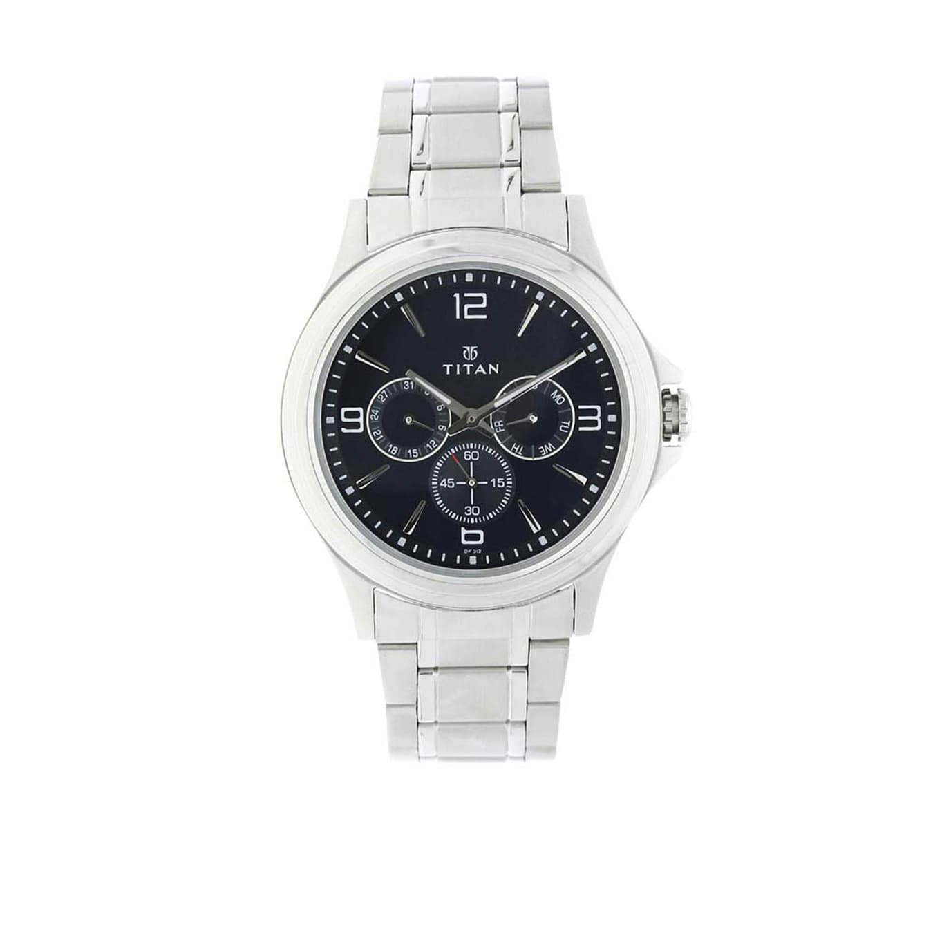 Men's Silver Casual Chronograph Watch - NU1698SM02