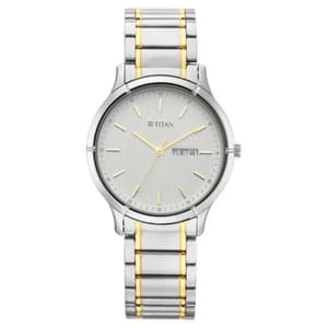 Men's Silver Casual Analog Watch - NU1775BM02