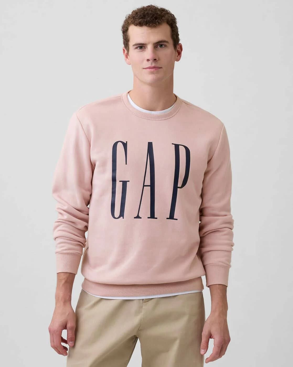 Men's Pink Casual Regular Fit Full Sleeves Sweatshirt