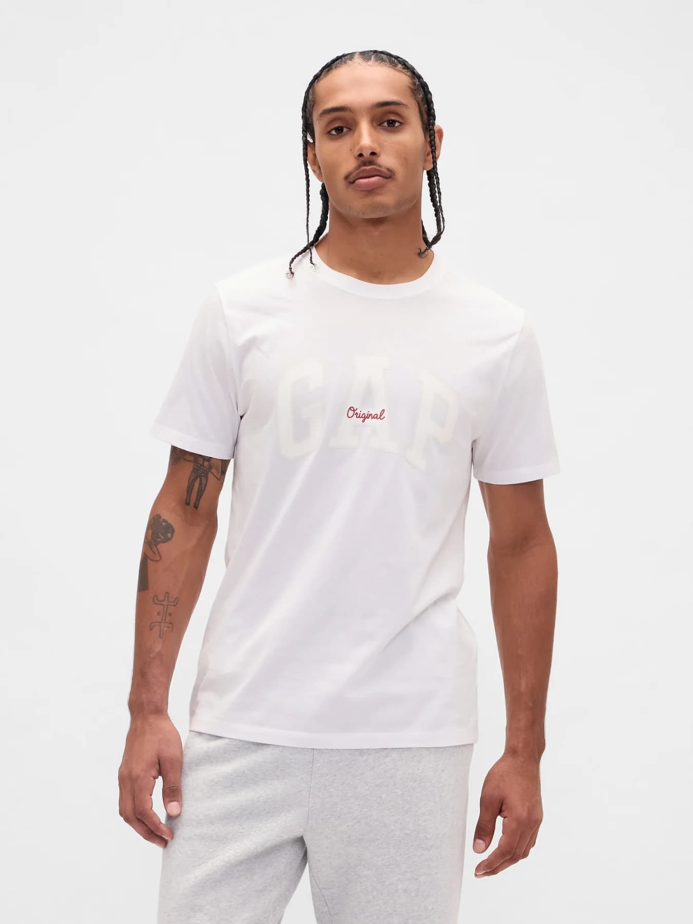 Men's White Casual Regular Fit Half Sleeves Tshirt