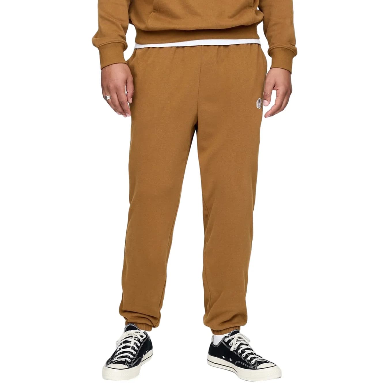 Men's Brown Casual Regular Fit Mid Rise Trouser