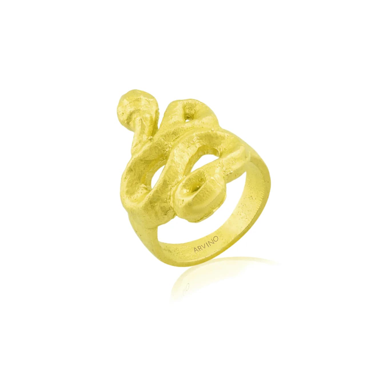 Women's Gold Coil of the Cobra Ring