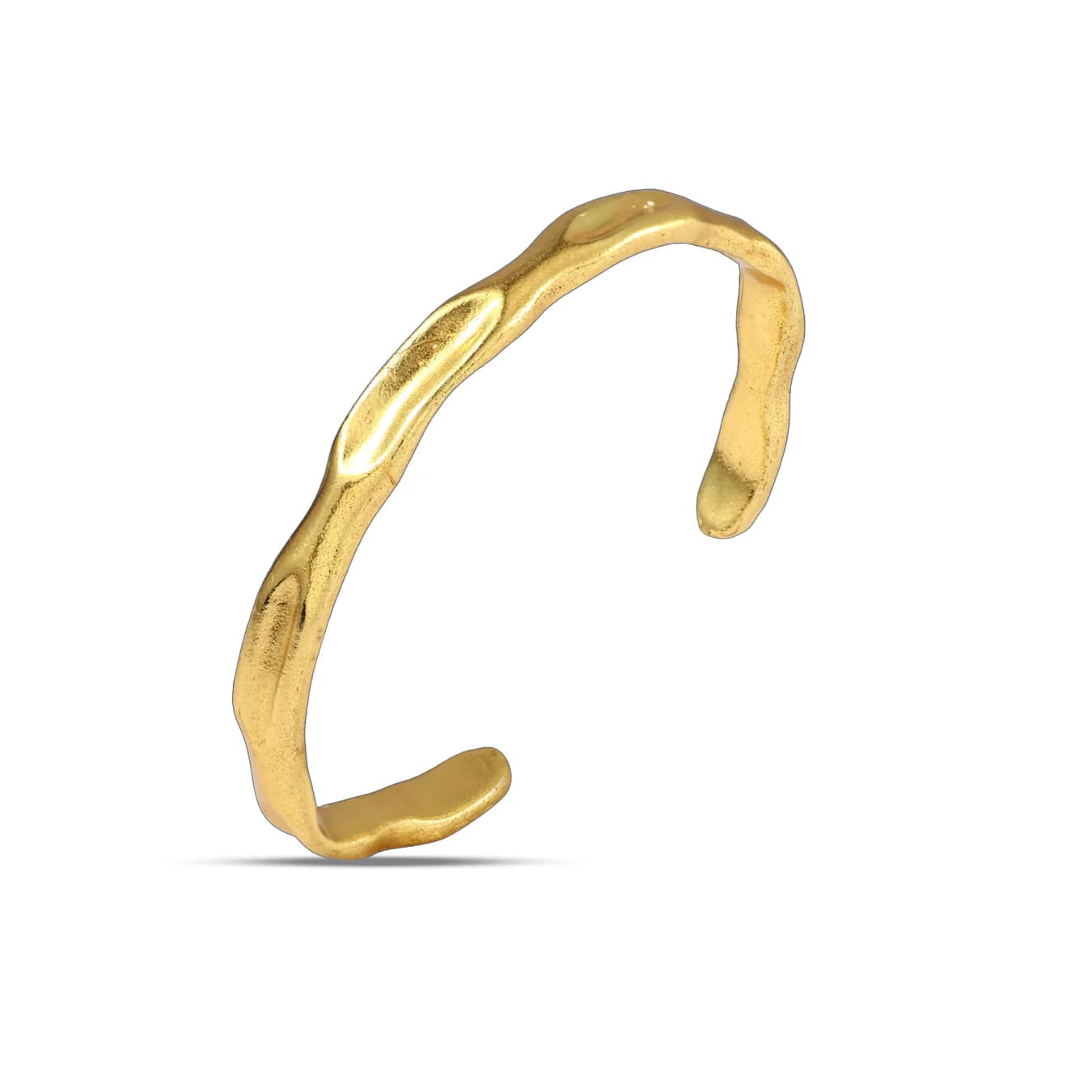 Women's Gold Sun-Kissed Open Bangle