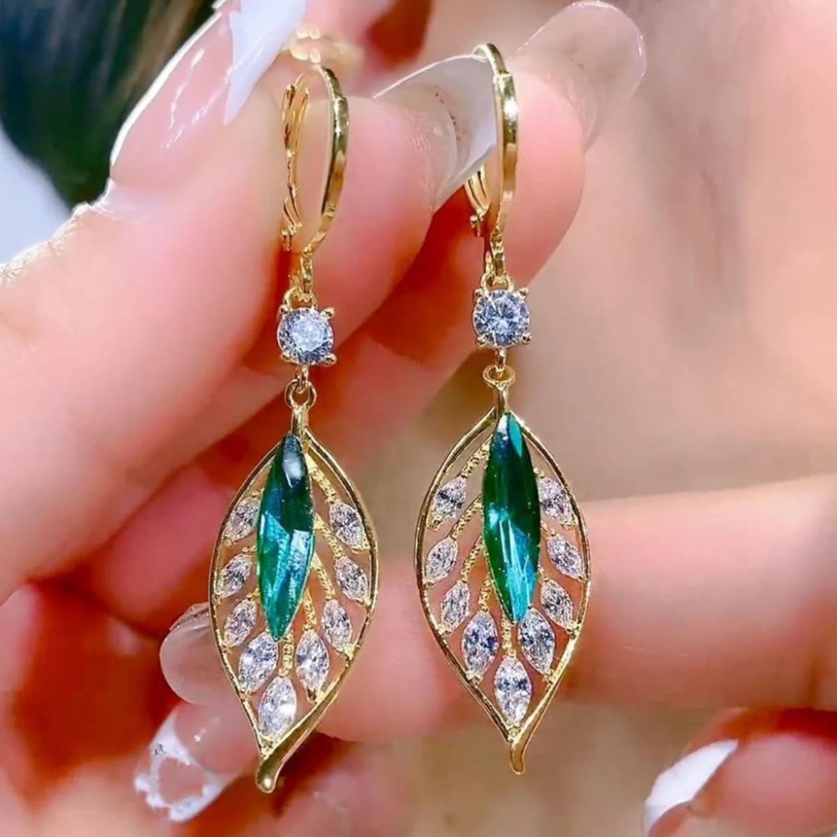Women's Gold Plated Knot Design Stud Earrings