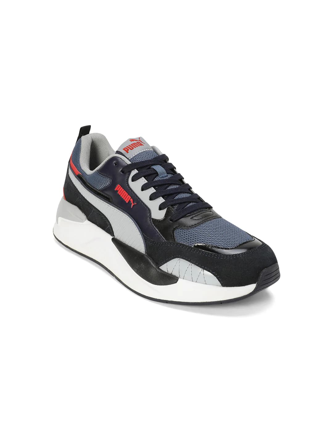 Unisex Multicolour X-Ray 2 Square Lightweight Low-Top Round Toe Running Sneakers