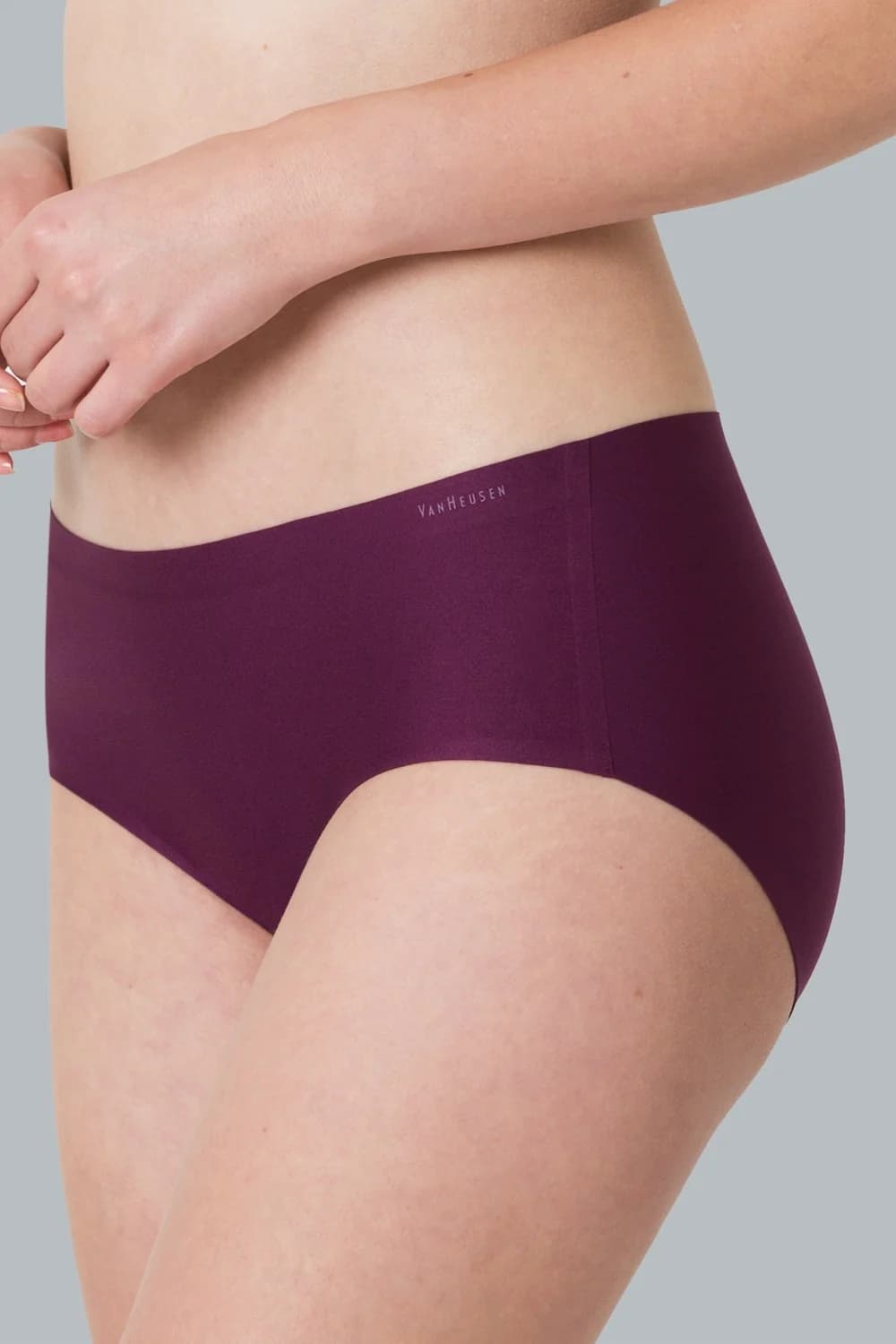 Women's Purple Seamless Invisilite Hipster Panty