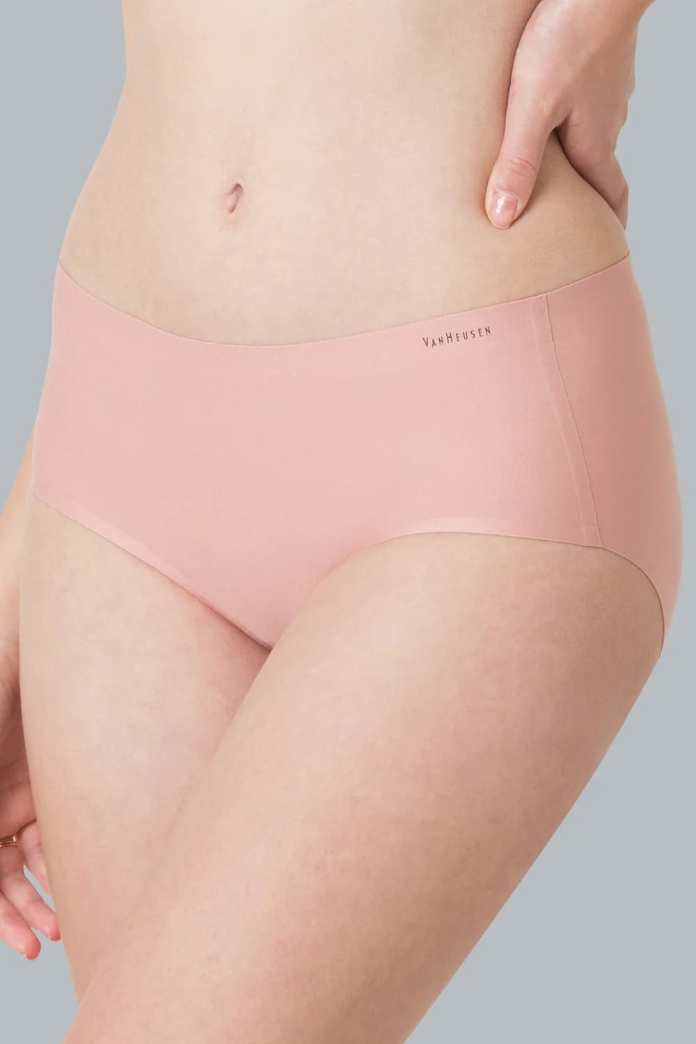 Women's Pink Seamless Invisilite Hipster Panty