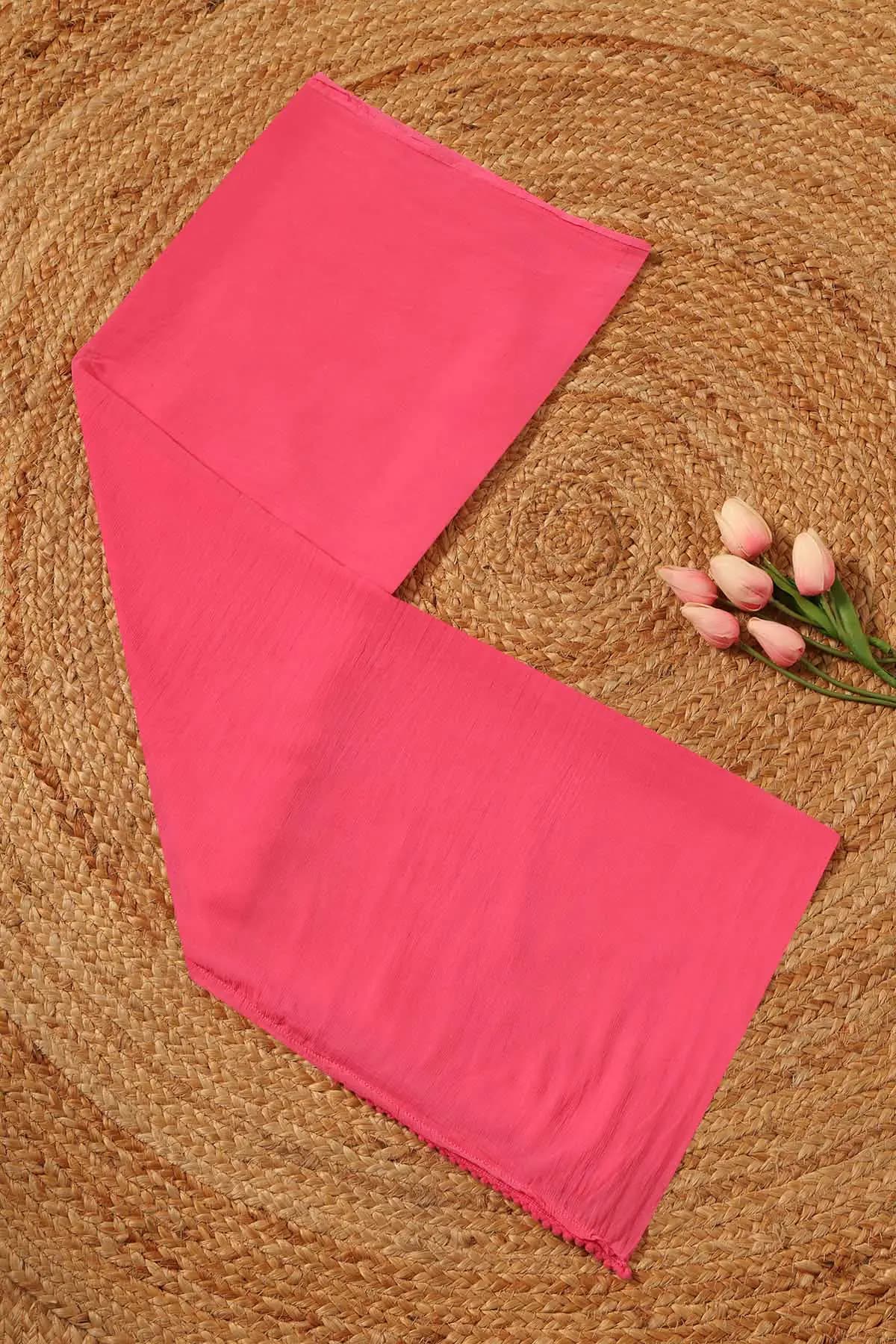 Women's Pink Casual Printed Dupatta
