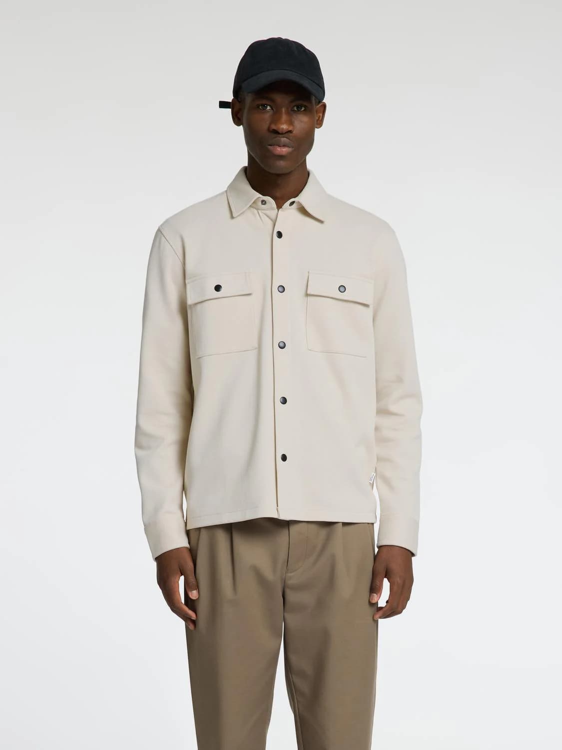 Men's Beige Casual Full Sleeves Regular Fit Sweatshirt