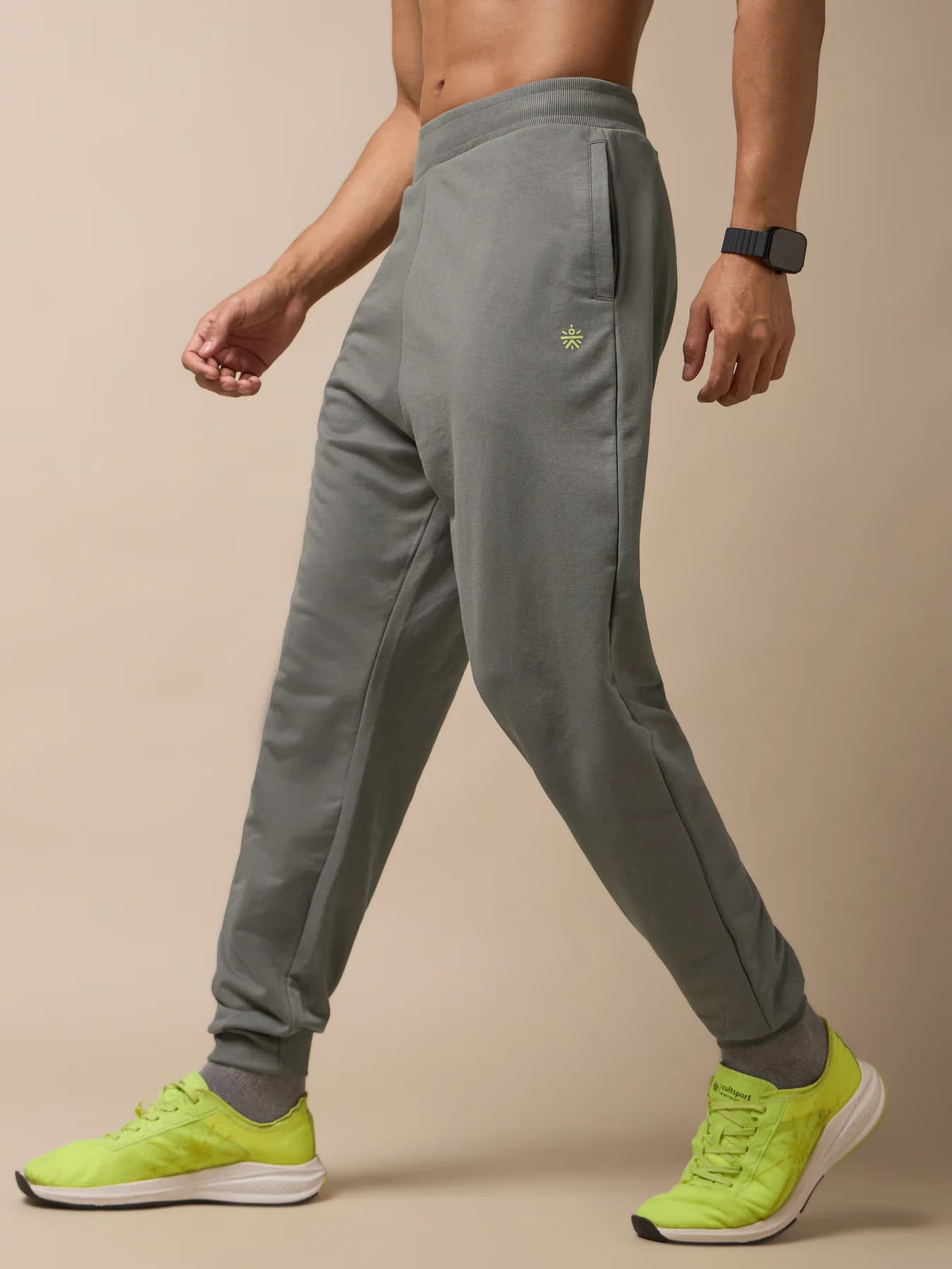 Men's Grey Training Joggers