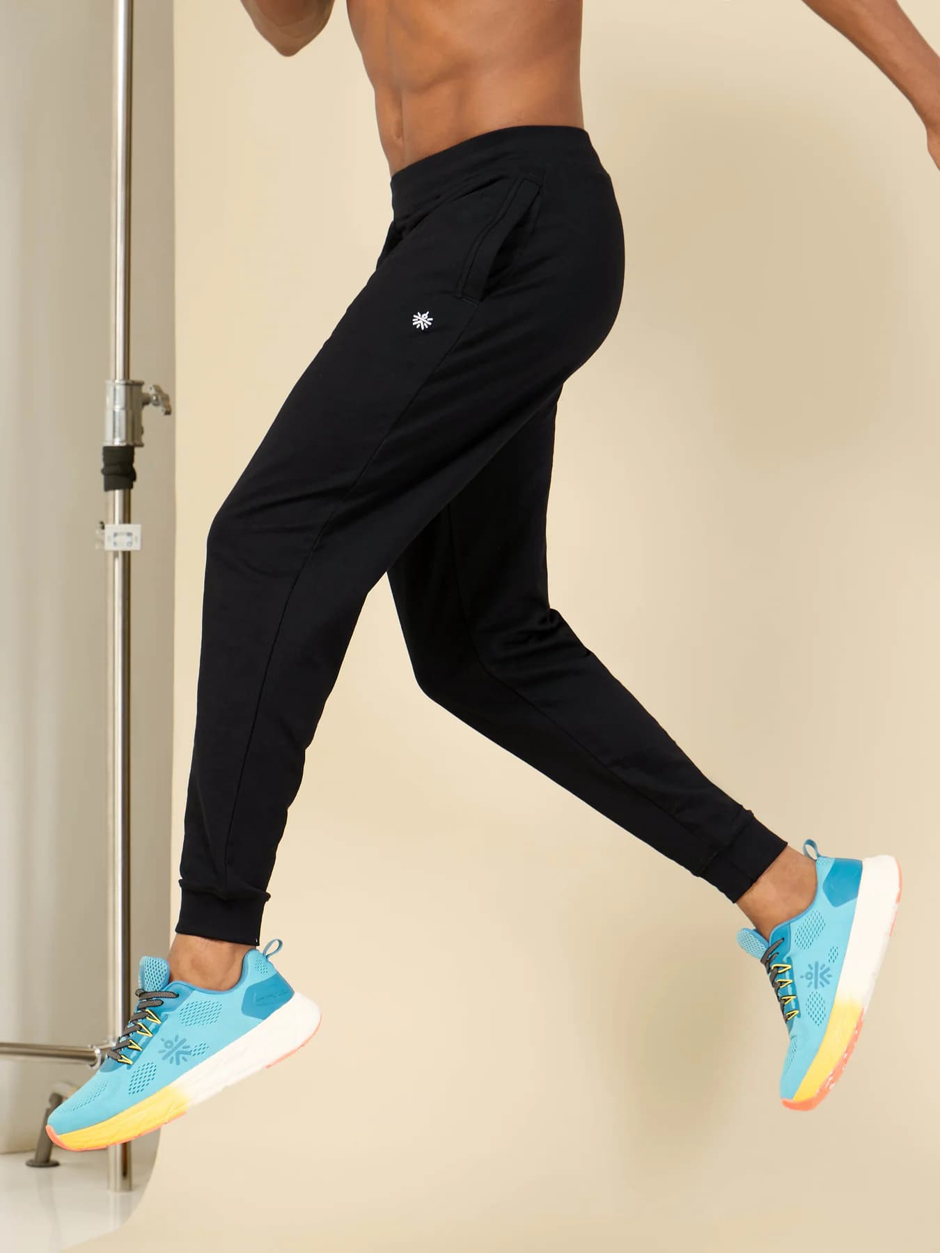 Men's Black Cult Leisure Joggers
