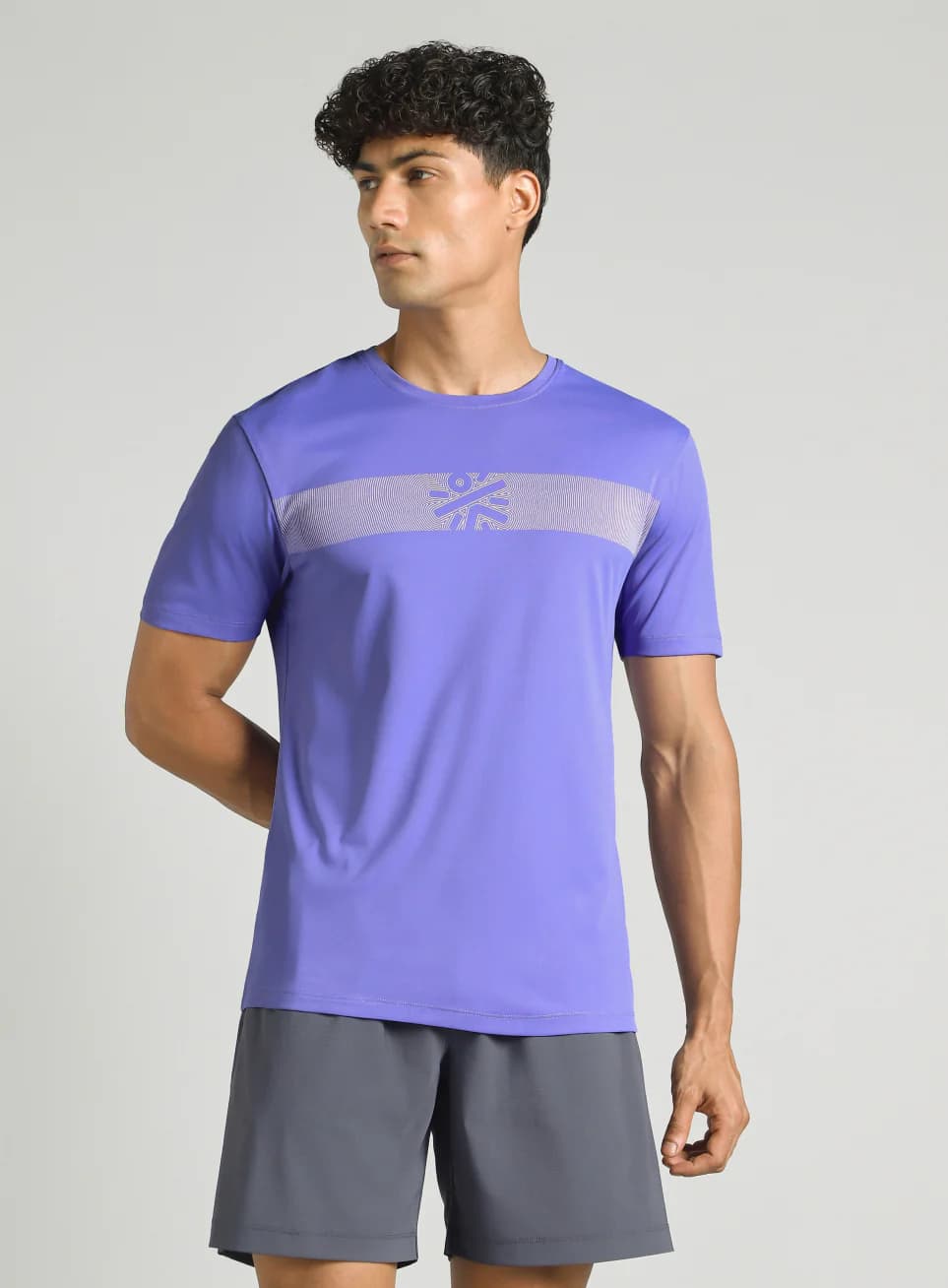 Men's Blue Power Move Training Tshirt