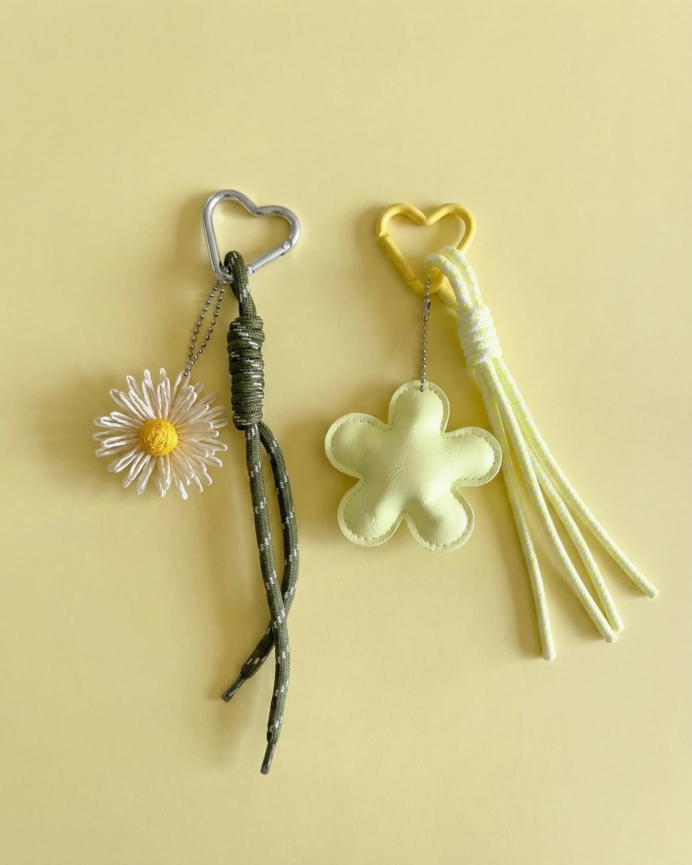 Women's Yellow Casual Floral Daisy & Lemonie Bag Charm
