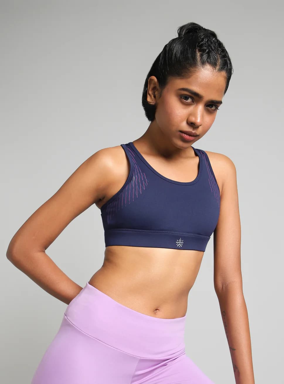 Women's Navy True Strength High Support Sports Bra