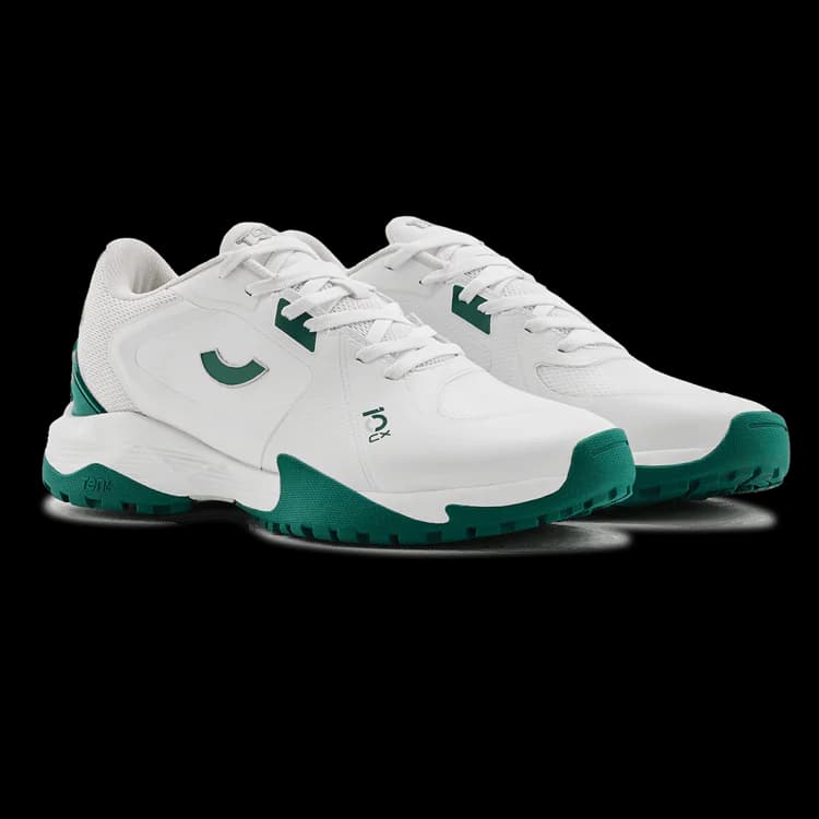 Unisex White Round Toe Low-Top All Rounder Cricket Sport Shoes