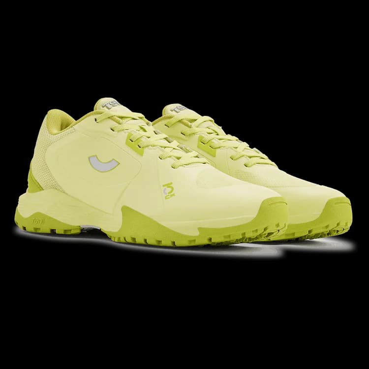 Unisex Green Round Toe Low-Top All Rounder Cricket Sport Shoes