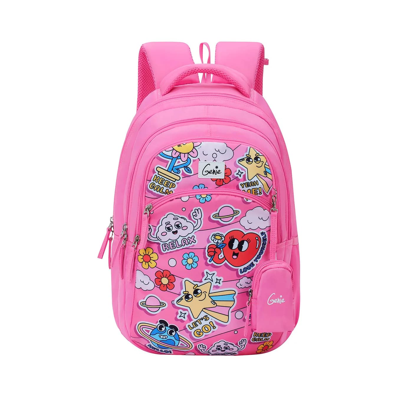Kids Pink Casual 27L Pearl School Bag
