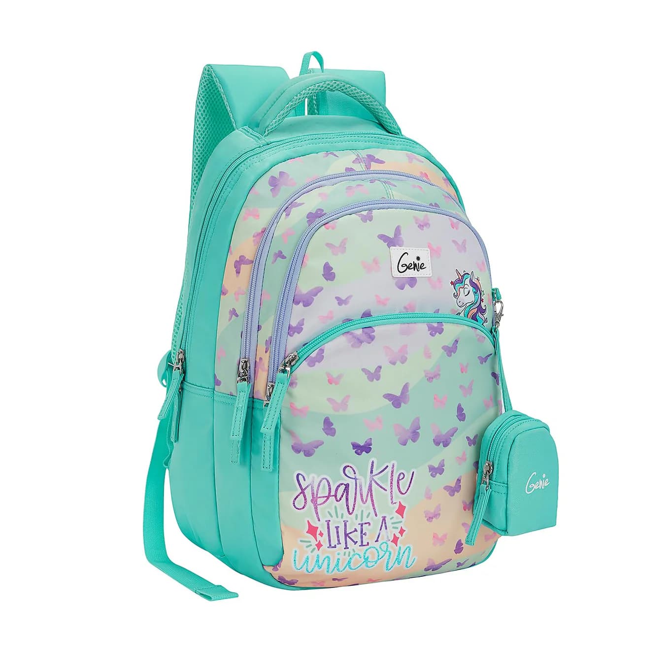 Kids Green Casual 27L Pixie School Bag