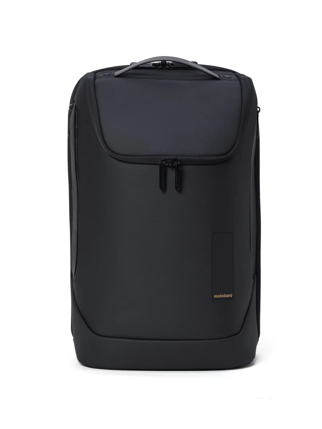 Unisex Black Fabric Top Handle The Transit Backpack - 30L